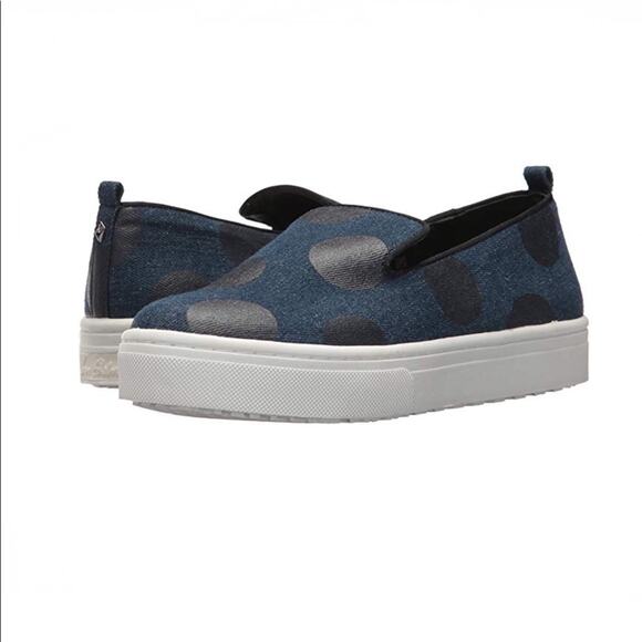 Sam Edelman Lark Denim Sneaker Size 7.5 - Picture 1 of 5